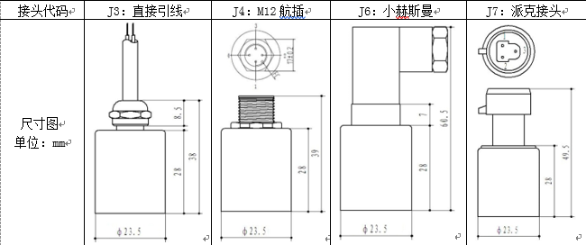 PCM320壓縮機專用壓力變送器接頭